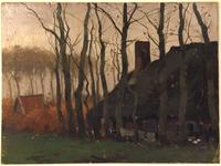 Untitled (woods and cottage)