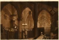 Interior of a Church, from Liber Studiorum
