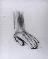 Study for "The Incident", Hand
