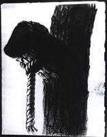 Study for "The Incident", Tree limb with rope