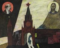 Poet in a Snowed-in City (Lenin and Jesus)