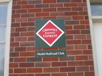 Grinnell Railway Express Sign