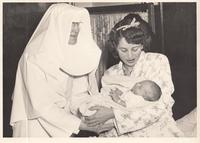 Sister Pauline with Dorothy Palmer and Baby Cynthia