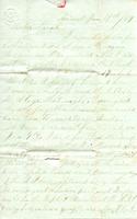 George W. Cook to Sarah E. Cook, January 19, 1859
