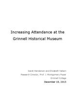 Increasing Attendance at the Grinnell Historical Museum