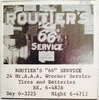Routier's 66 Service Window