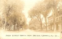 Park Street north from 3rd Avenue, Grinnell, Iowa