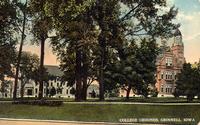 College grounds, Grinnell College, Grinnell, Iowa
