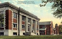 Carnegie Library and chapel, Grinnell College, Grinnell, Iowa