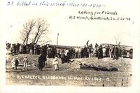 Looking for friends, R.I. wreck, March 21, 1910, Gladbrook, Iowa