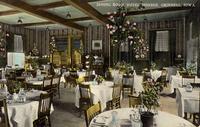Dining room, Hotel Monroe, Grinnell, Iowa