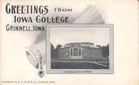 Greetings from Iowa College, Gymnasium for Men, Grinnell, Iowa
