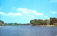 Cedar River, between Cedar Falls and Waterloo, Iowa