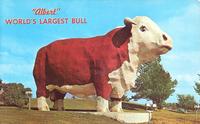 Albert, World's Largest Bull, Audubon, Iowa