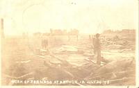 Work of tornado July 26, 1908 at Arthur, Iowa