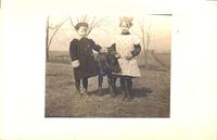 Children with Calf, Victor, Iowa