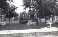 City park, Elgin, Iowa