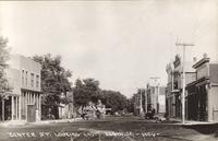 Center Street looking east, Elgin, Iowa