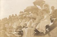 Crowd at Ball Park, Picnic Day, 1909,  Doon, Iowa