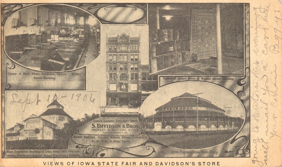 Views Of Iowa State Fair And Davidson S Store Des Moines Iowa