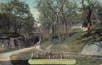 Street car entrance to Fairmount Park, Council Bluffs, Iowa