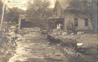 Flood on June 20, 1908 in McGregor, Iowa