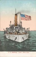U.S. Battleship "Iowa", Stern View