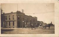 Bank and Street Scene, Hawarden, Iowa