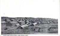 View along Main Street, Camp Dodge, Iowa