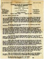 Letter home from Harold S. Matthews (August 31, 1949)