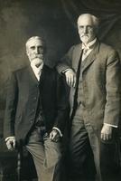 Portrait of James Albert Woodburn and Jesse Macy
