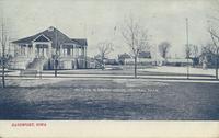 Pavilion and greenhouse, Central Park, Davenport, Iowa