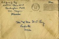 Jimmy Ley to Mr. and Mrs. W. E. Ley - January 20, 1943