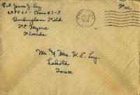 Jimmy Ley to Mr. and Mrs. W. E. Ley - January 26, 1943