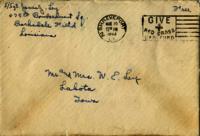 Jimmy Ley to Mr. and Mrs. W. E. Ley - March 10, 1943