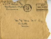 Jimmy Ley to Mr. and Mrs. W. E. Ley - May 13, 1943