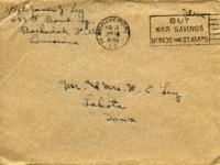 Jimmy Ley to Mr. and Mrs. W. E. Ley - May 19, 1943