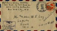 Jimmy Ley to Mr. and Mrs. W. E. Ley - October 12, 1943