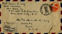 Jimmy Ley to Mr. and Mrs. W. E. Ley - October 26, 1943