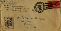 Jimmy Ley to Mr. and Mrs. W. E. Ley - December 8, 1943