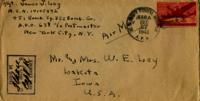Jimmy Ley to Mr. and Mrs. W. E. Ley - December 25, 1943