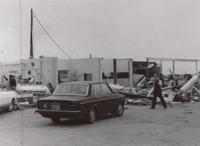 Aftermath of 1978 Tornado at Skelly Station and Diner