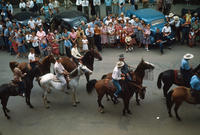 Men on Horses in 1949 Grinnell Day Parade