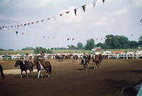 Children on Horseback in Arena During 1948 Grinnell Day