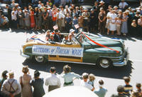 Veterans of Foreign Wars Parade Car in 1949 Grinnell Day Parade