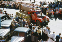 Vel-Hi Kennels Float in 1949 Grinnell Day Parade