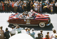 Kiwanis International Grinnell Chapter Parade Car in 1949 Grinnell Day Parade