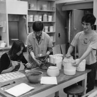 Pottery studio, 1977