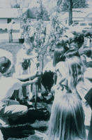 Group of Children Planting a Tree