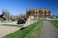 Southern View of Davis Elementary School Playground West Side